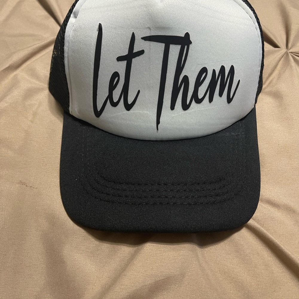 Black and White Trucker Hat